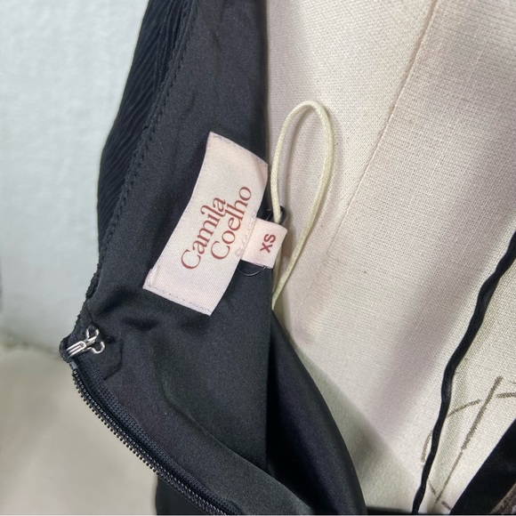 Camila Coelho NWT Ivone Midi Dress in Black XS - Picture 7 of 15